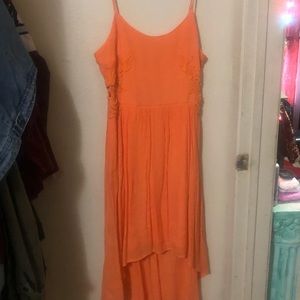 Casual Orange Dress
